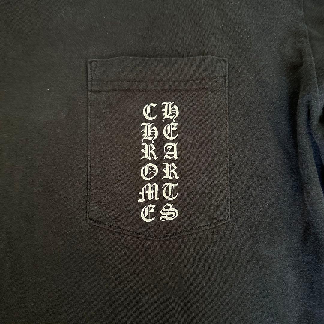 希少 鑑定済み国内正規品 CHROME HEARTSファイヤーパターン ロンT