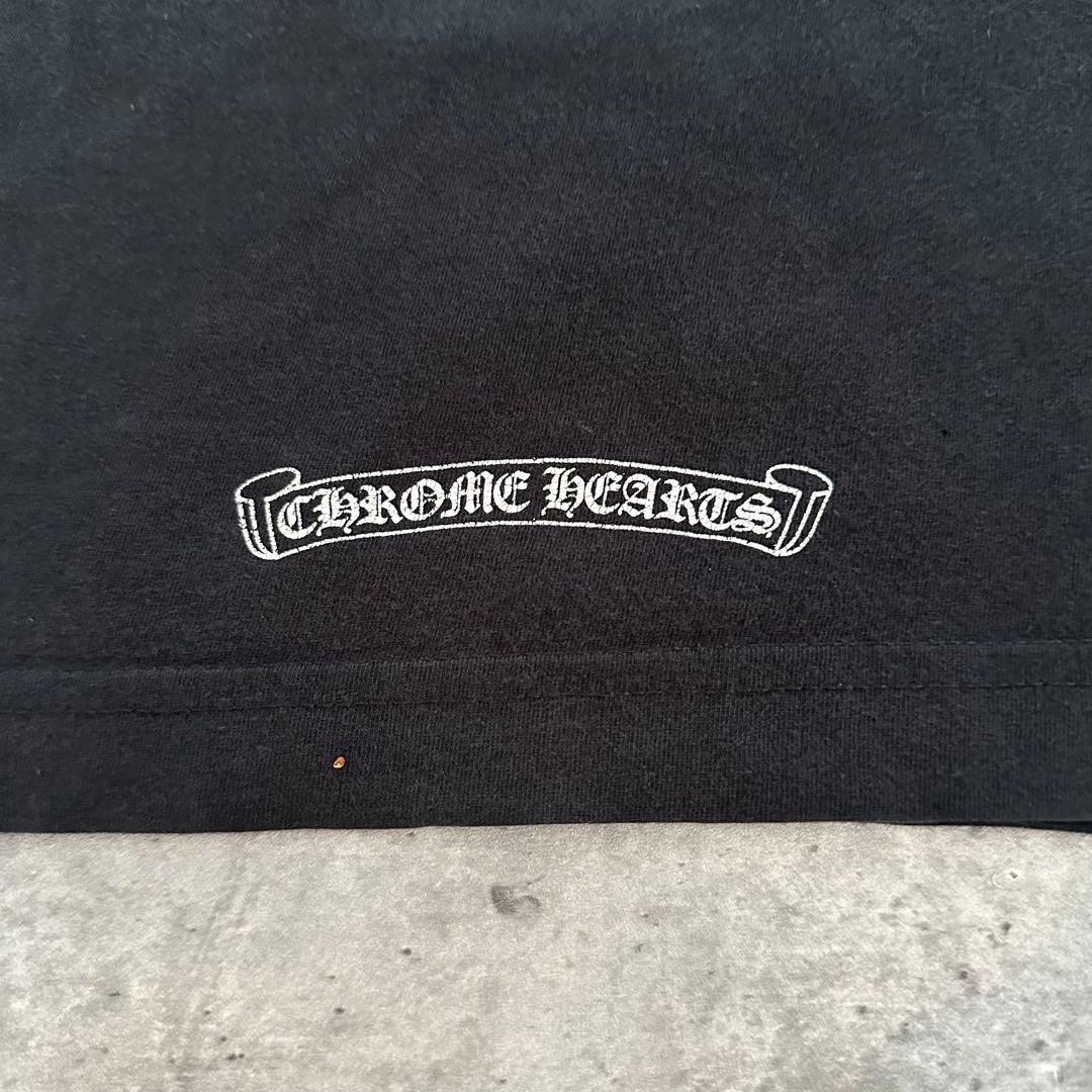 希少 鑑定済み国内正規品 CHROME HEARTSファイヤーパターン ロンT