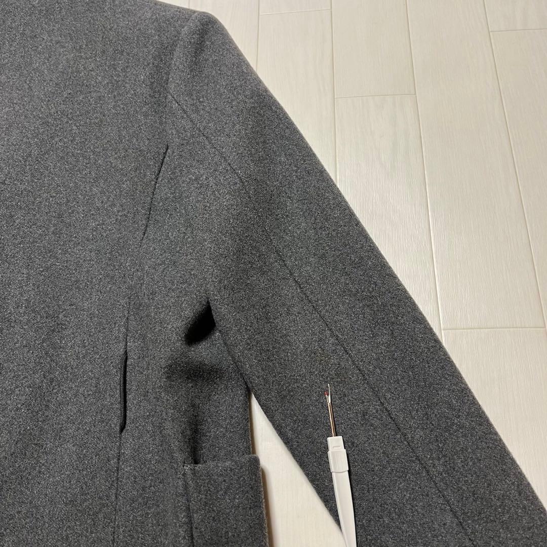 ステファンシュナイダー チェスターコート グレー サイズ1 ベルギー製 ウール