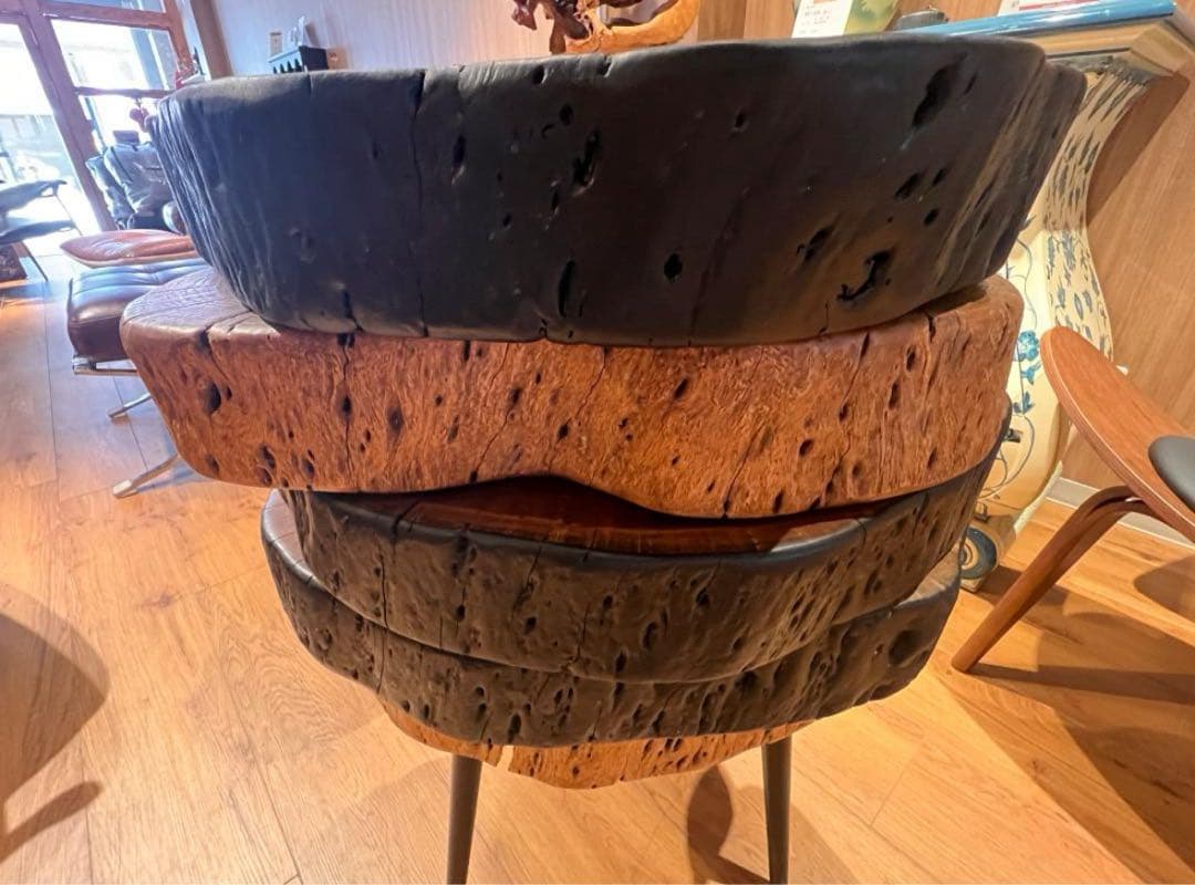 年輪コーヒーテーブル(単品)