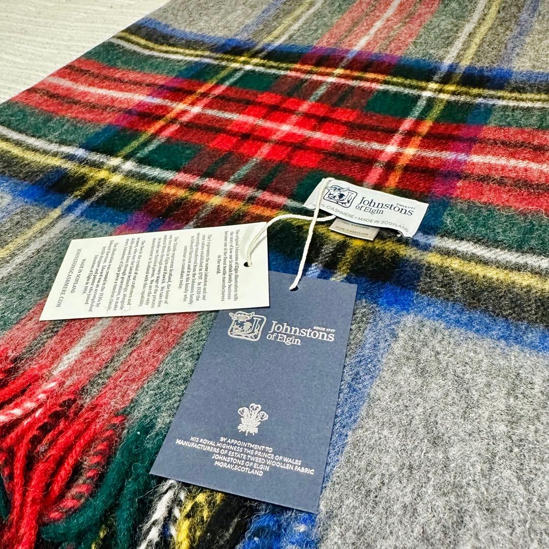 C*N様 ジョンストンズ カシミア 大判ストール マフラー グレースチュワート