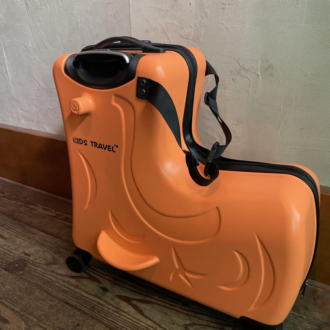 美品　ノリッコ　キッズトラベル　キャリーケース　マンゴーオレンジ
