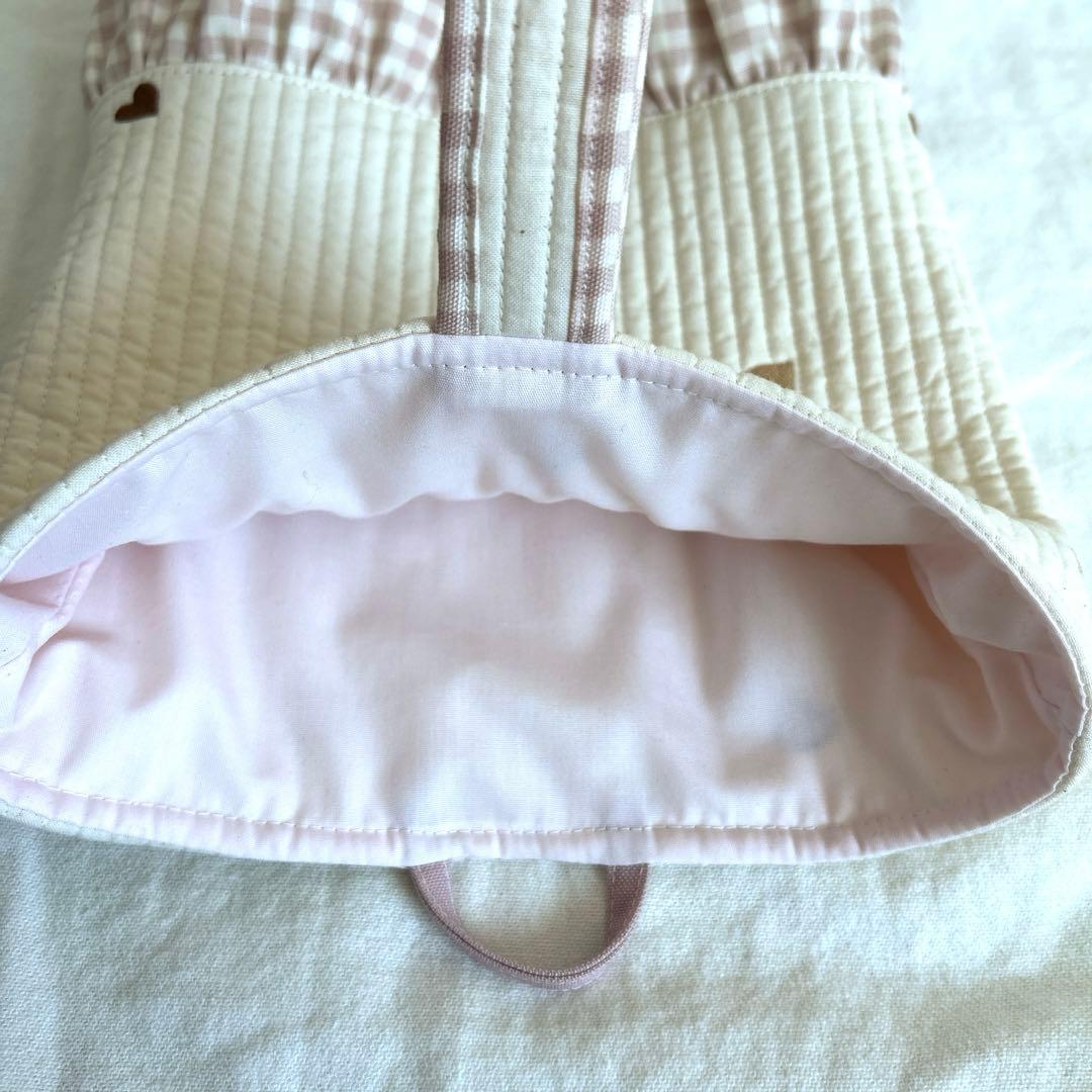 在庫セール✳︎　【ハート×くすみピンク】　3点セット➕上靴袋