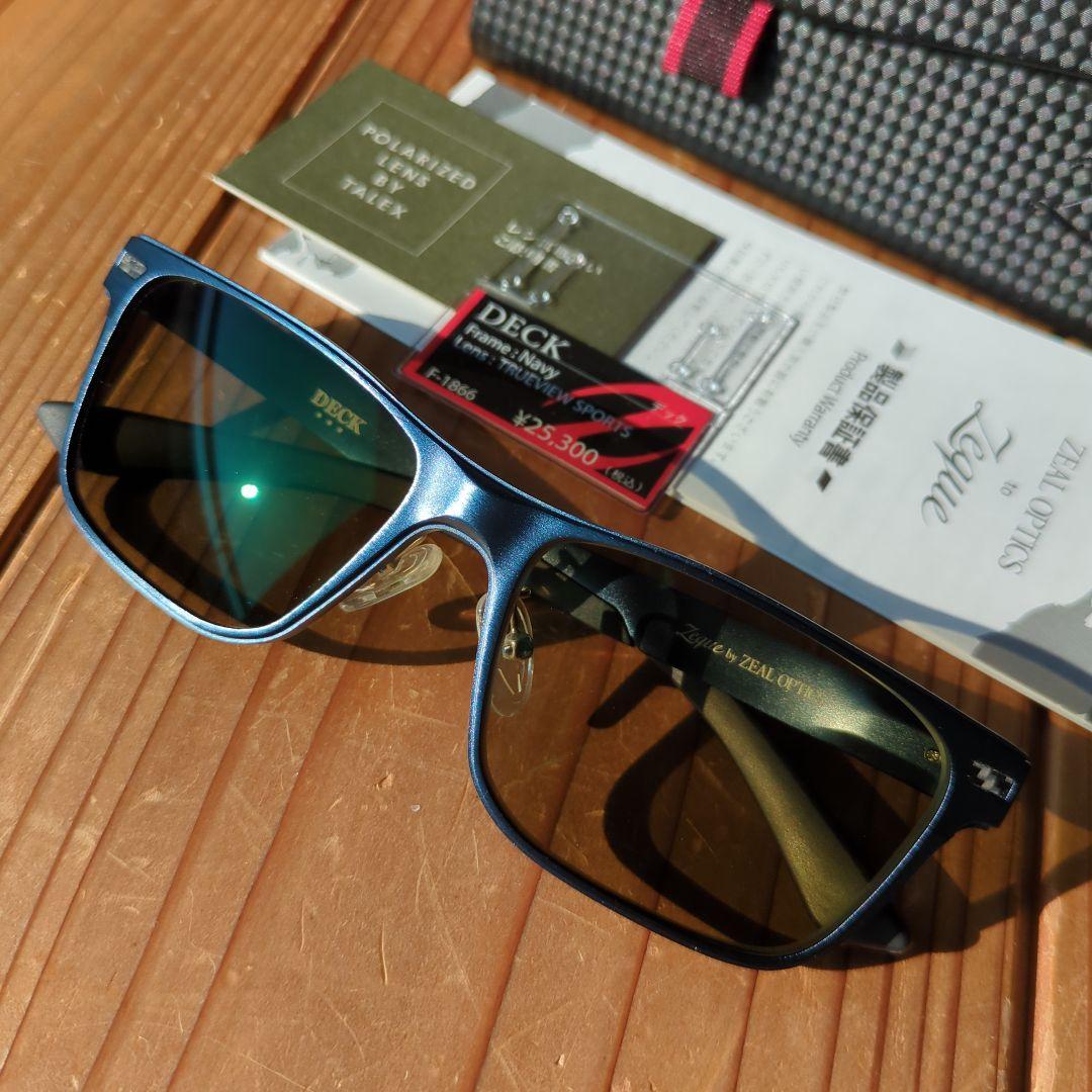 ゼクー DECK 偏光グラス タレックス トゥルービュースポーツ USED