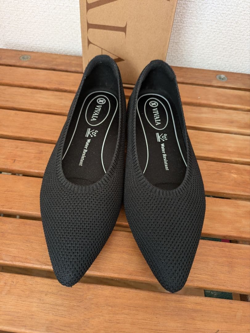 【お値下げ】VIVAIA [Aria 5°] 撥水加工フラットシューズ37