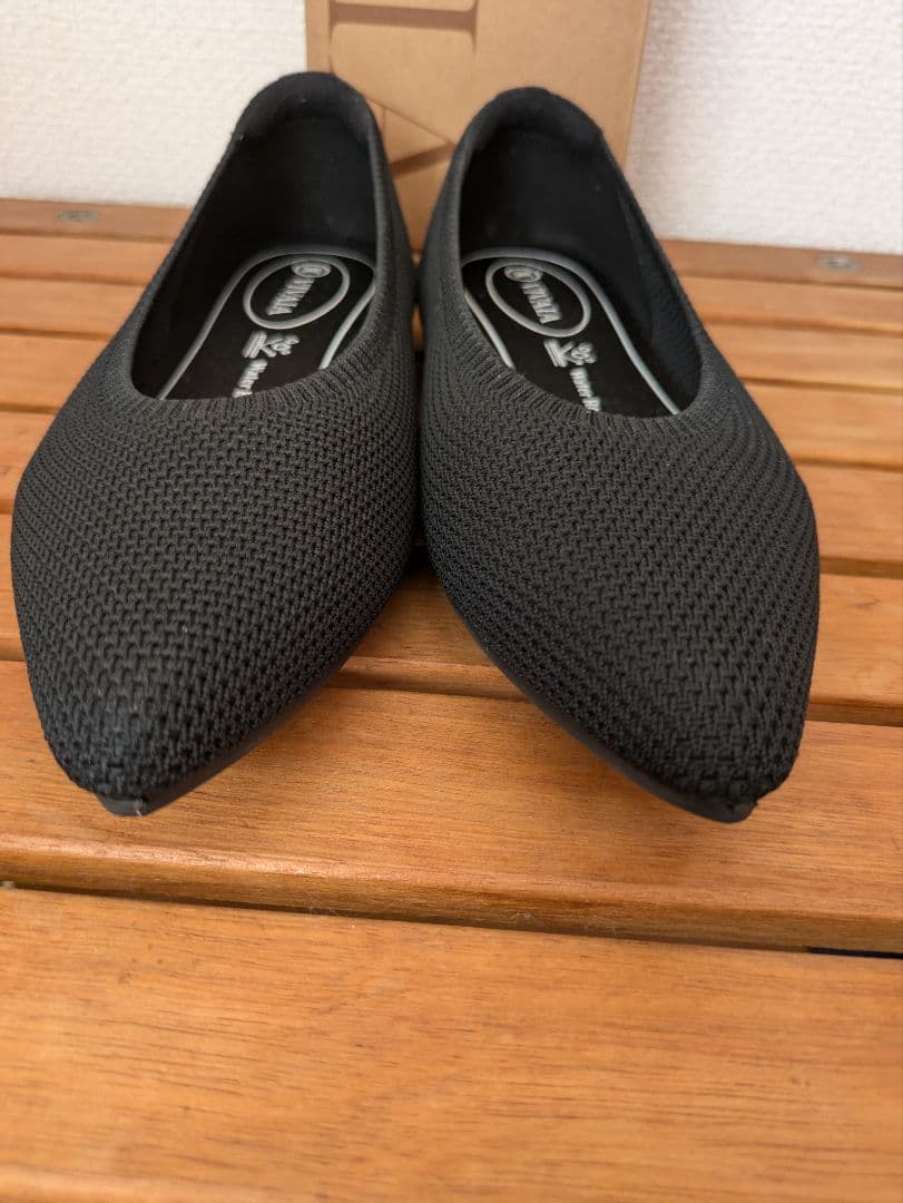 【お値下げ】VIVAIA [Aria 5°] 撥水加工フラットシューズ37