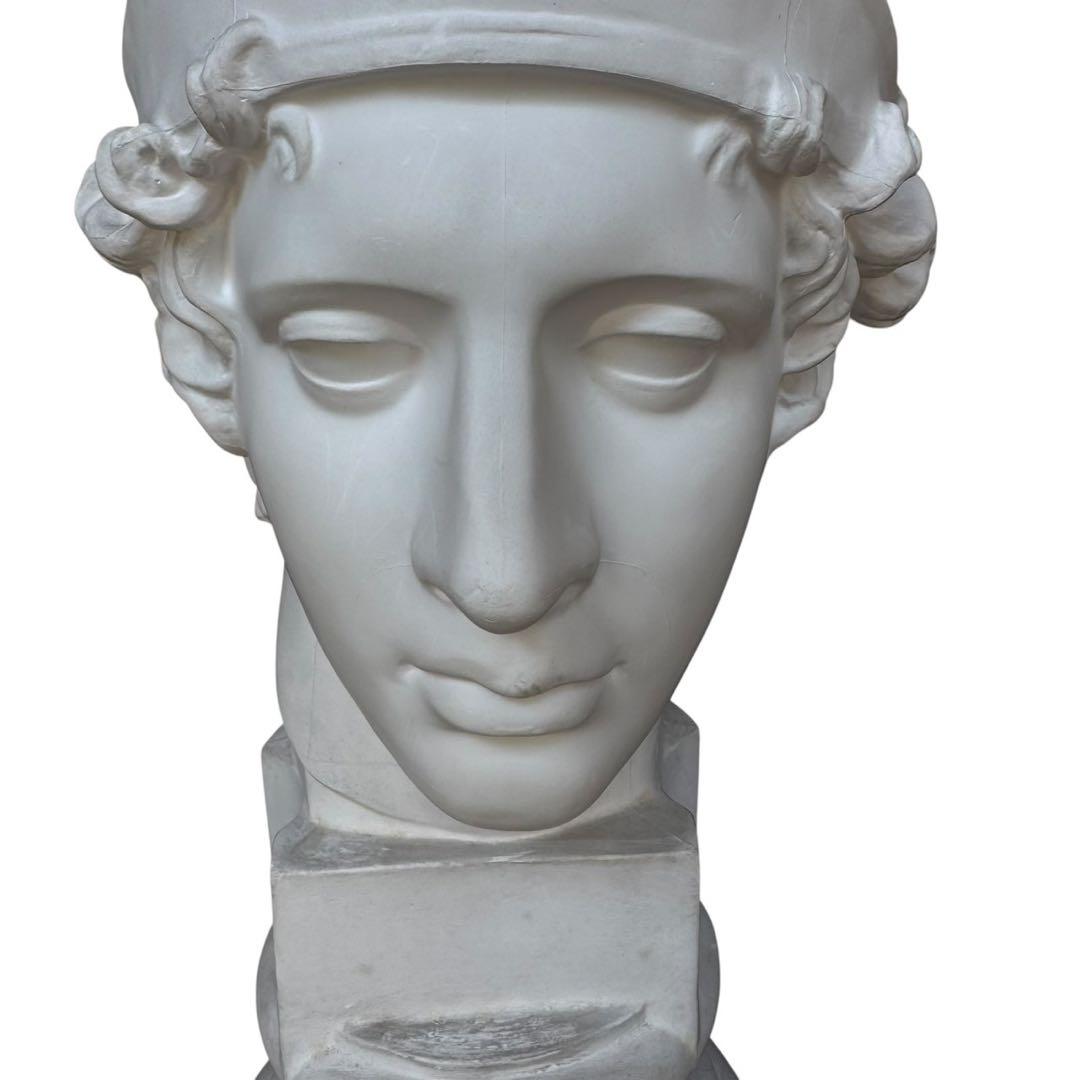 石膏像　青年マルス首像　胸像　美術　教材　デッサン　オブジェ