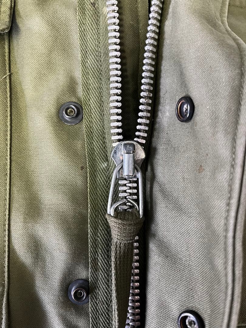 60'S アメリカ軍 US ARMY M51ジャケット アルミジップ S-S