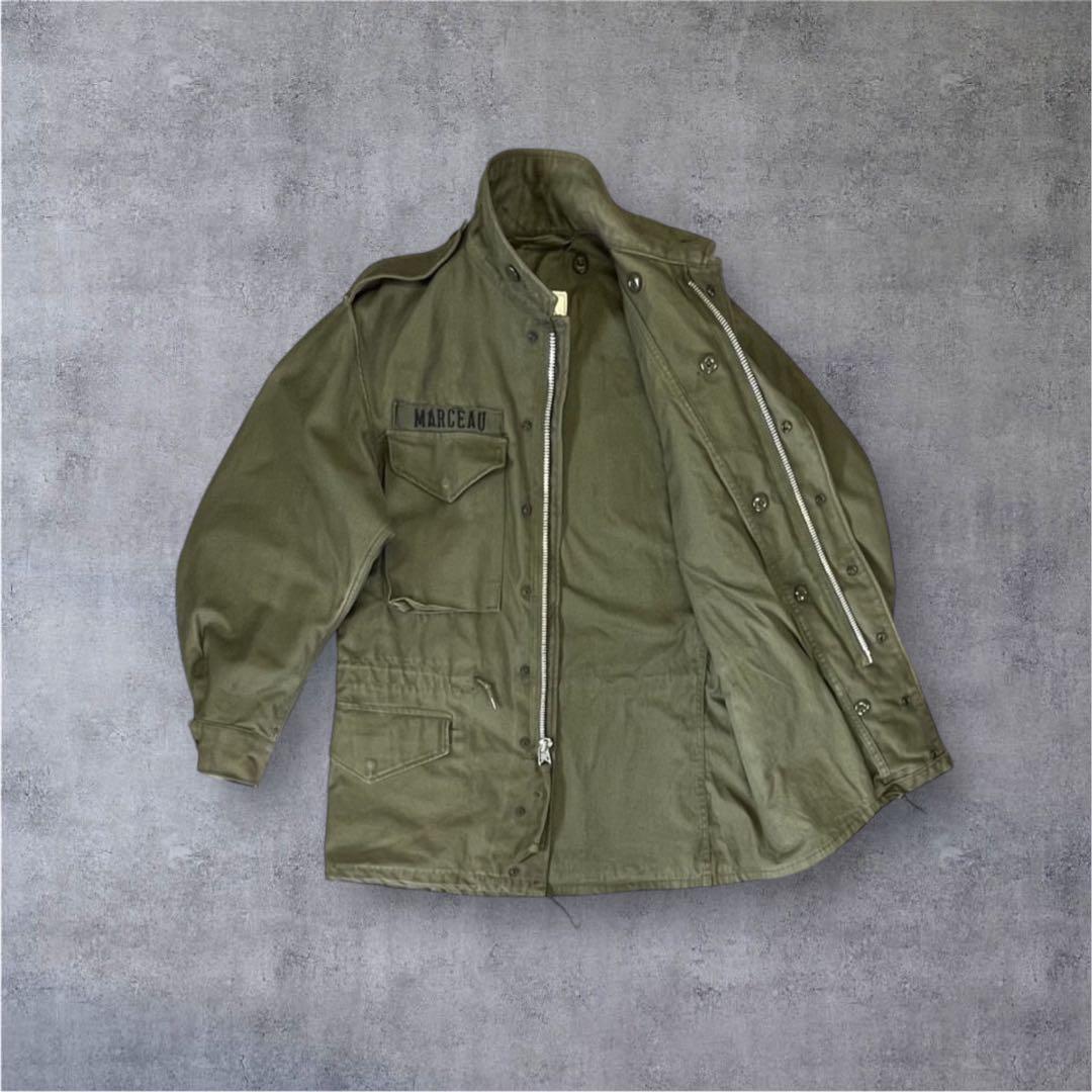 60'S アメリカ軍 US ARMY M51ジャケット アルミジップ S-S
