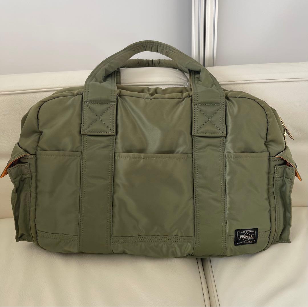 吉田カバン PORTER ボストンバッグ セージグリーン
