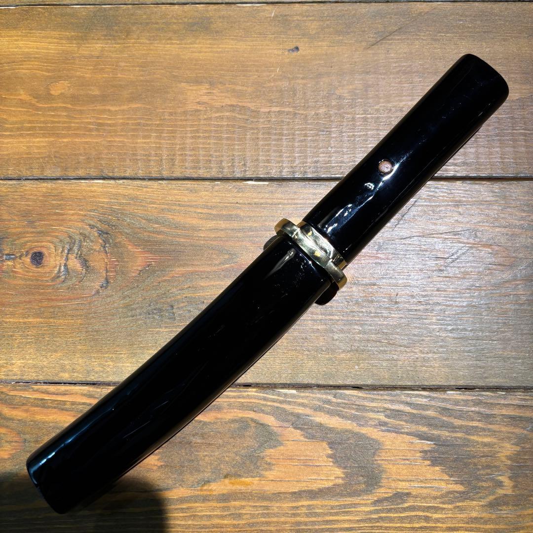 日本刀残欠クラフトナイフNo.75 政常 黒鞘