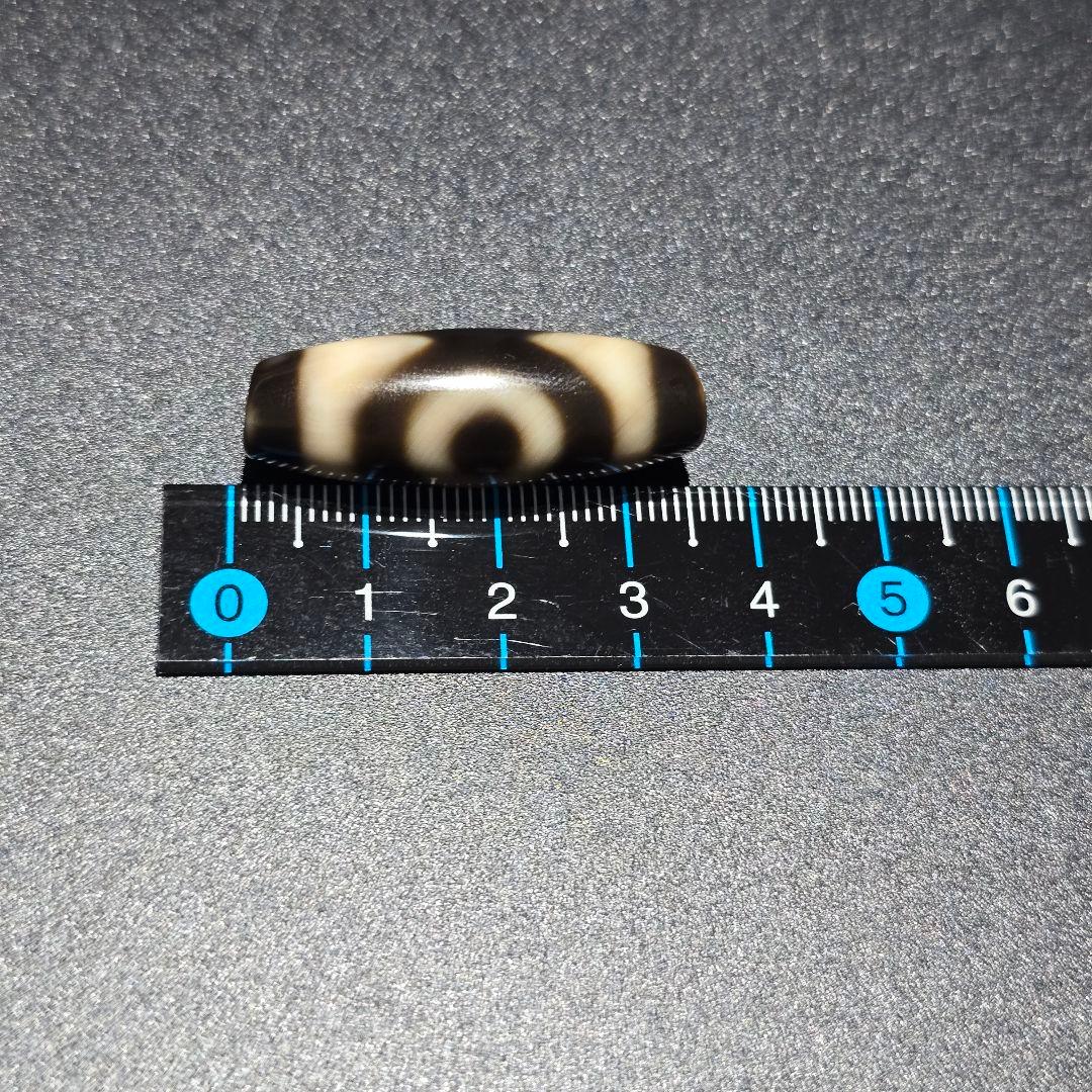 1 老礦天珠　二眼天珠　天珠　天然石　風水　御守り　ブレスレット　ネックレス