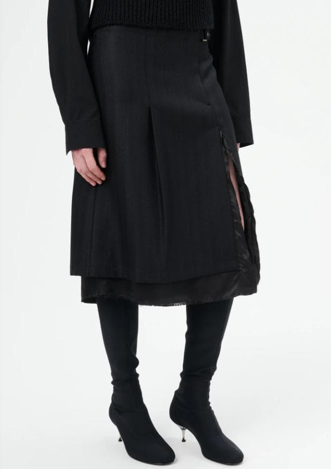 定価8.6万 新品 OUR LEGACY CLASP SKIRT 34 ブラック