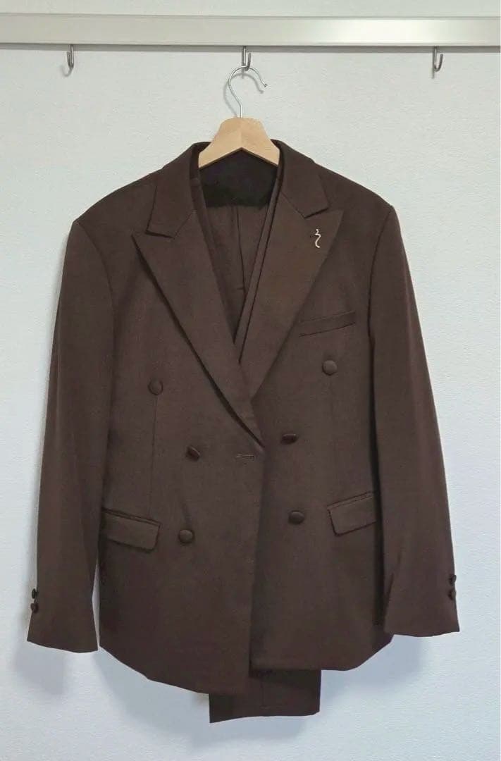 ブラウン 3点セットスーツ XLサイズ