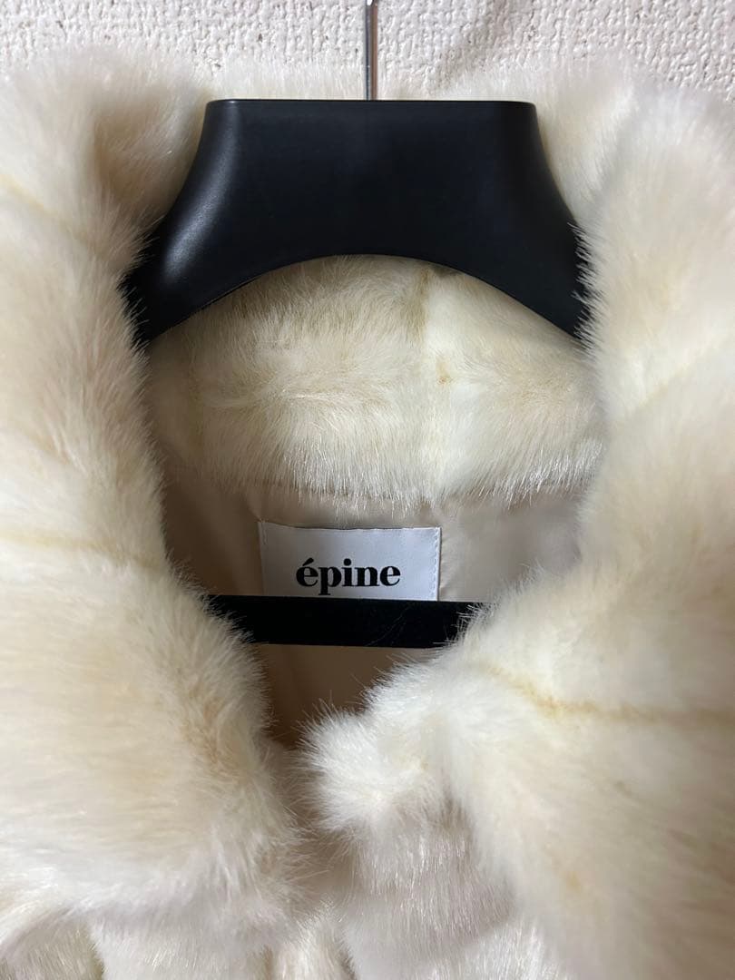 ジャケット・アウター parisienne ribbon 2way fur coat epine