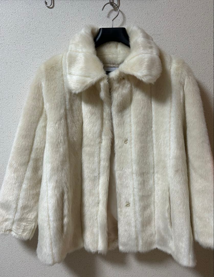 ジャケット・アウター parisienne ribbon 2way fur coat epine