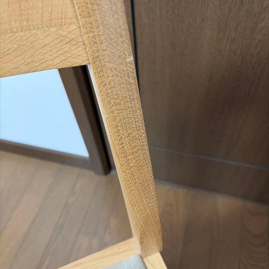 【美品☆希少】無印　オーク材　木製チェア 2客セット