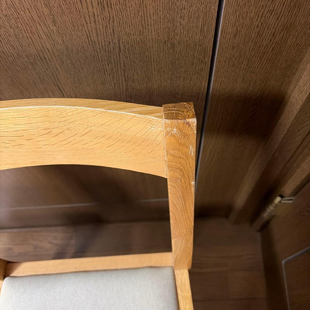 【美品☆希少】無印　オーク材　木製チェア 2客セット