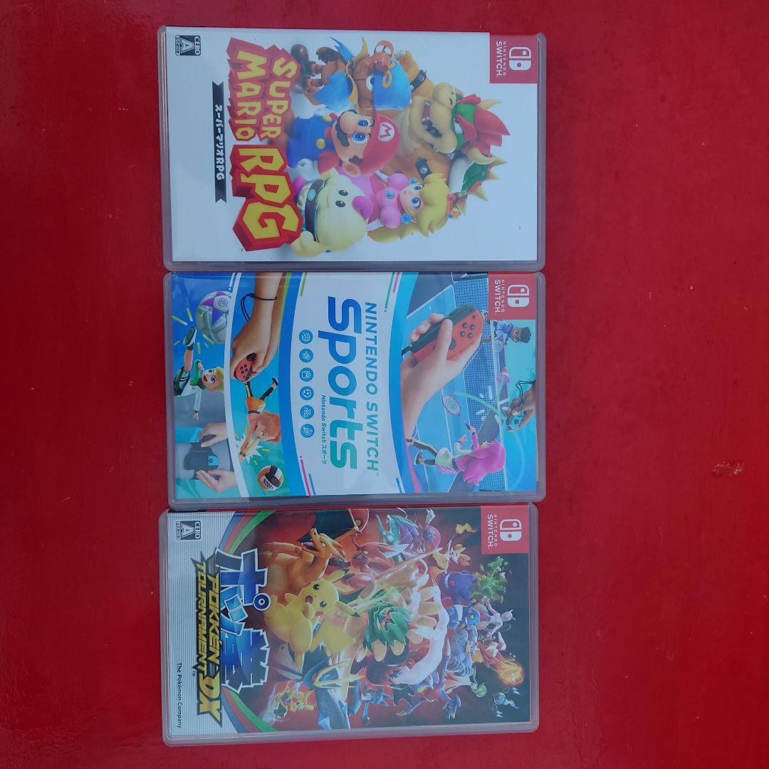 ニンテンドースイッチ ポッ拳、Sports、スーパーマリオRPGになります。