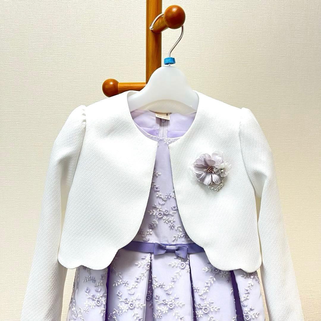 入学式 卒園式 ドレス・くつ下セット 120cm 19cm petit main