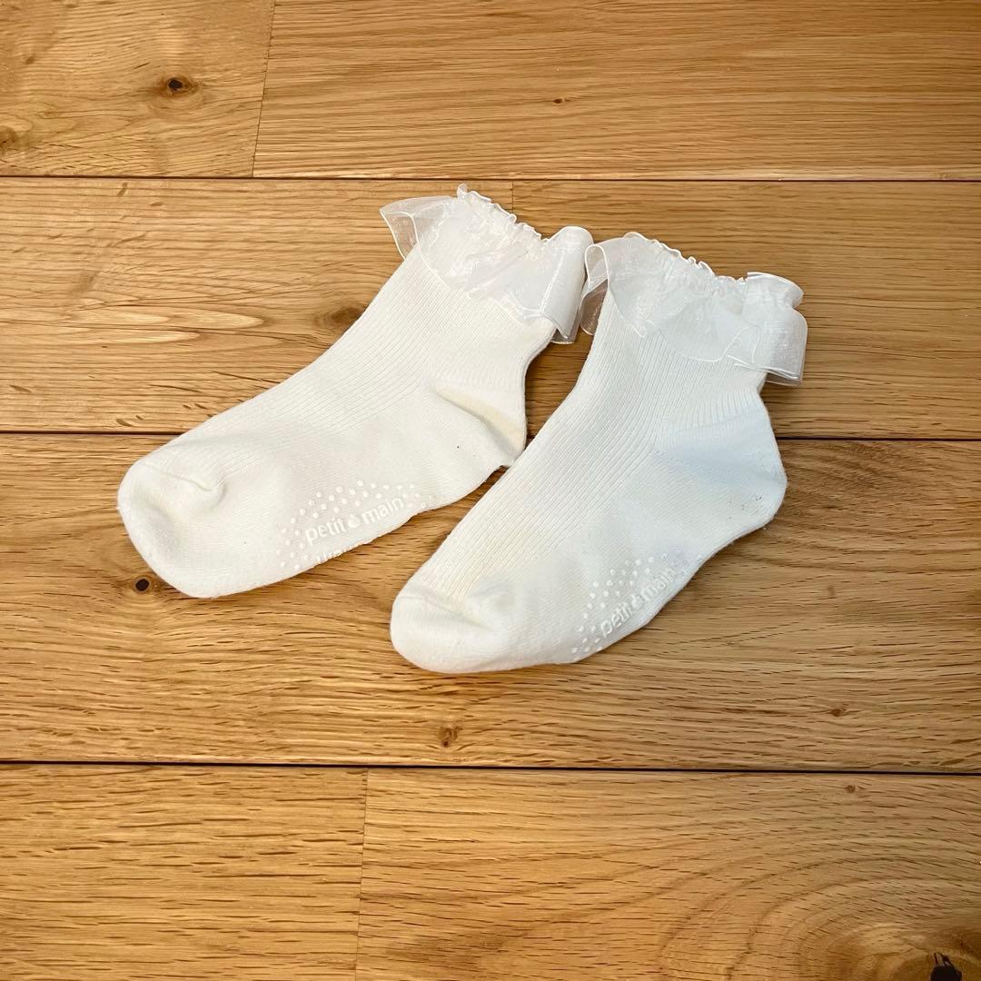 入学式 卒園式 ドレス・くつ下セット 120cm 19cm petit main