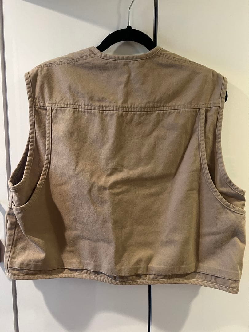 トップス OPEN YY /APPLIQUE CARGO VEST