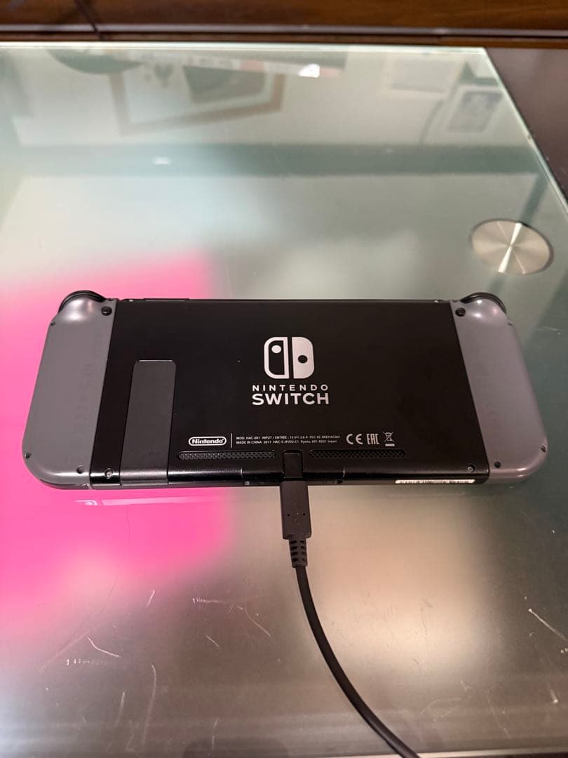 ら*ず様 Switch本体＋SDカード&純正ケース&ハンドル&買い替え左ジョイコ