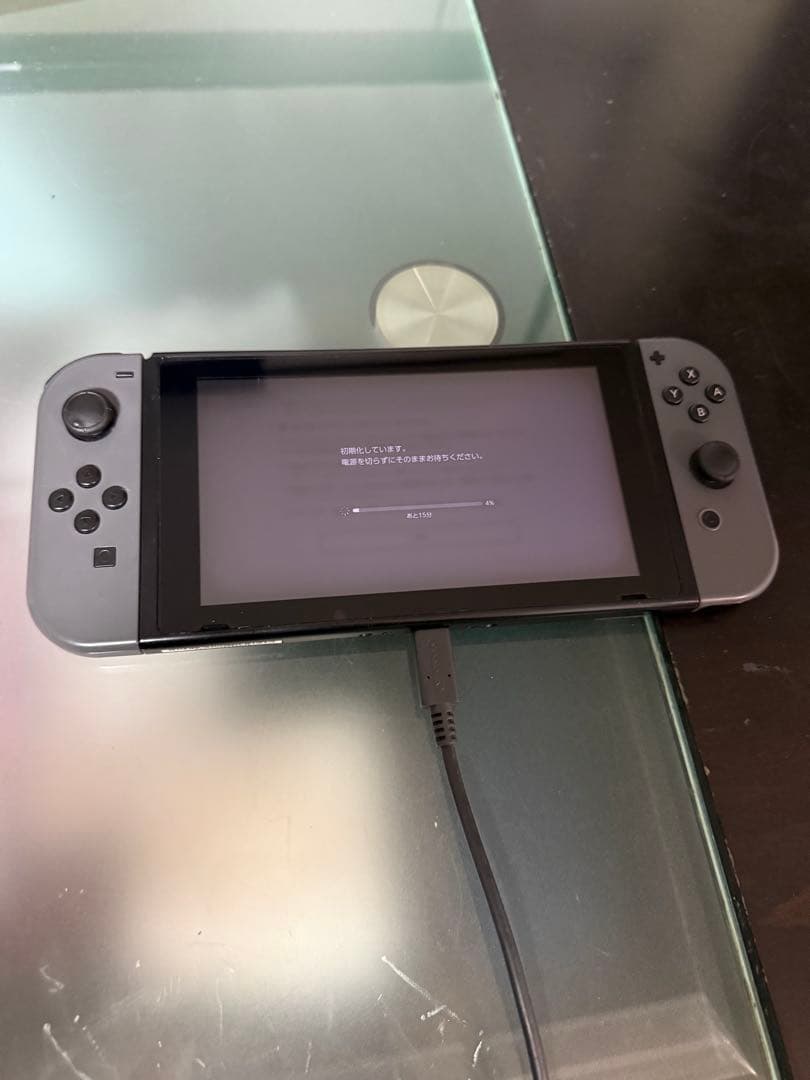 ら*ず様 Switch本体＋SDカード&純正ケース&ハンドル&買い替え左ジョイコ