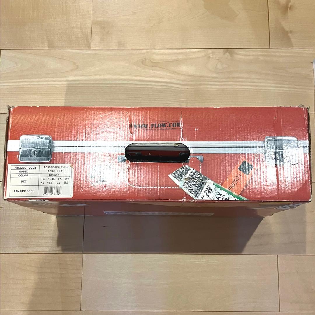 【美品・箱あり】 FLOW スノーボード ブーツ チェック柄 25cm