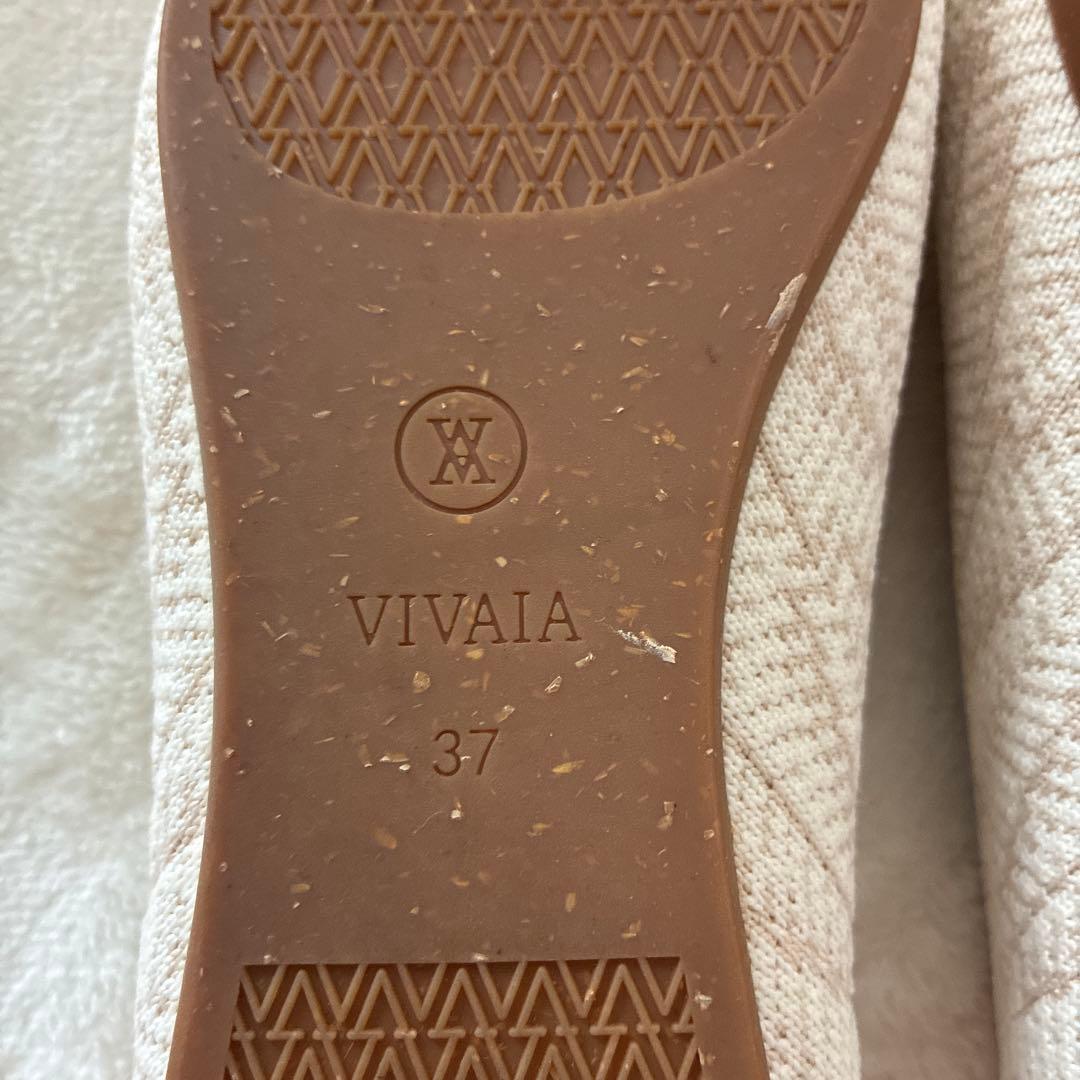 VIVAIA ビバイア　フラットシューズ サイズ37 ベージュ