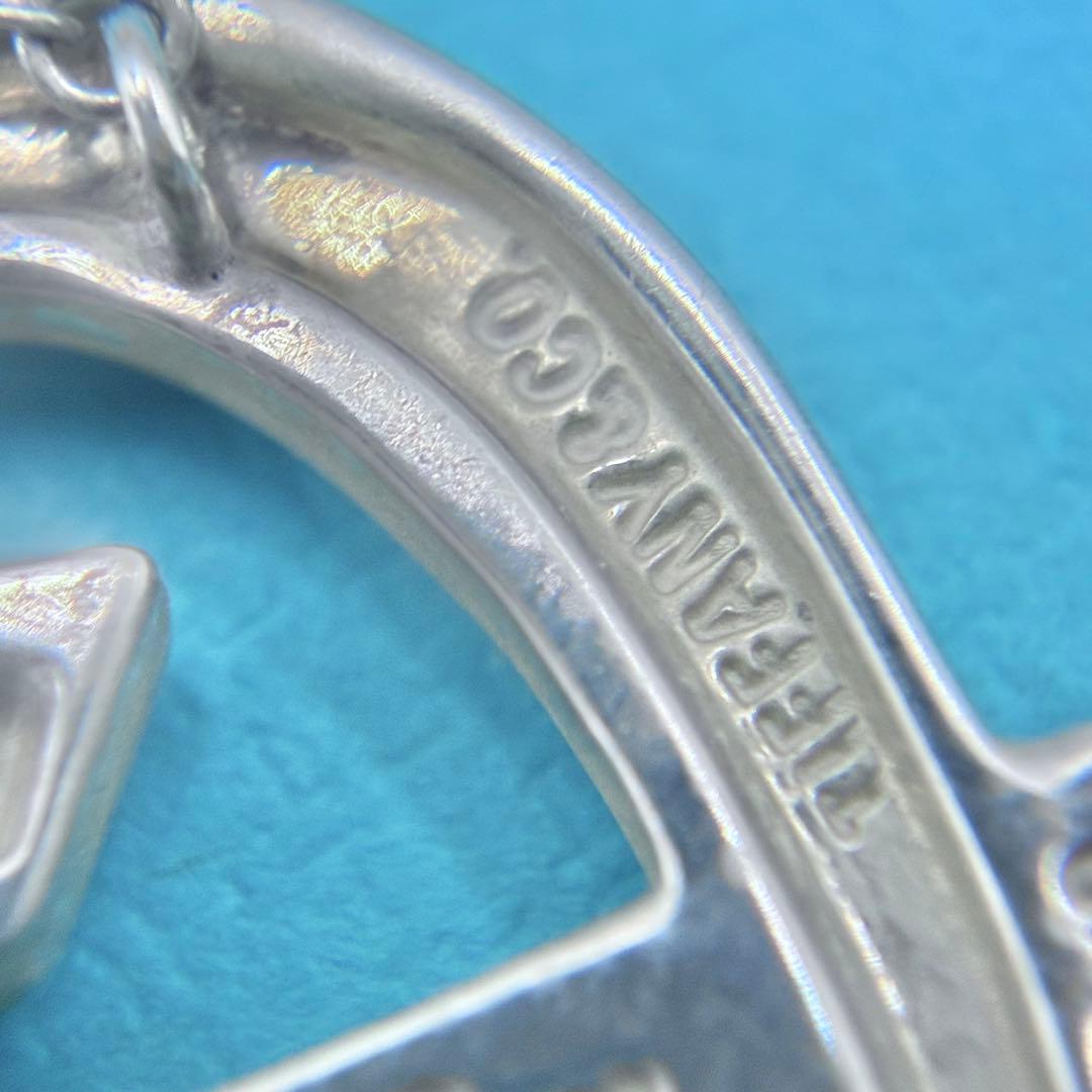 【希少】ティファニー　ラビングハート　ネックレス　ミディアム　シルバー　美品