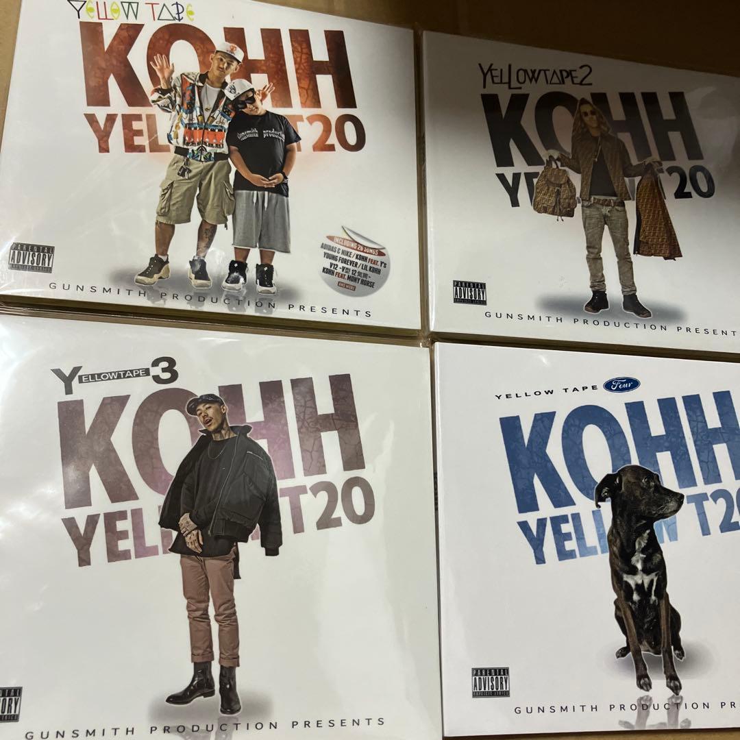 KOHH YELLOWTAPE １〜4 CDセット 新品未開封