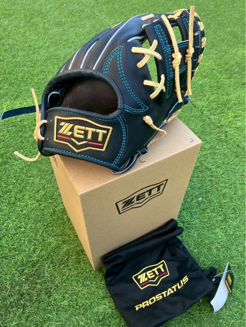 ZETT プロステイタス オーダー 硬式 内野手用 未使用 日本製 専用袋箱付