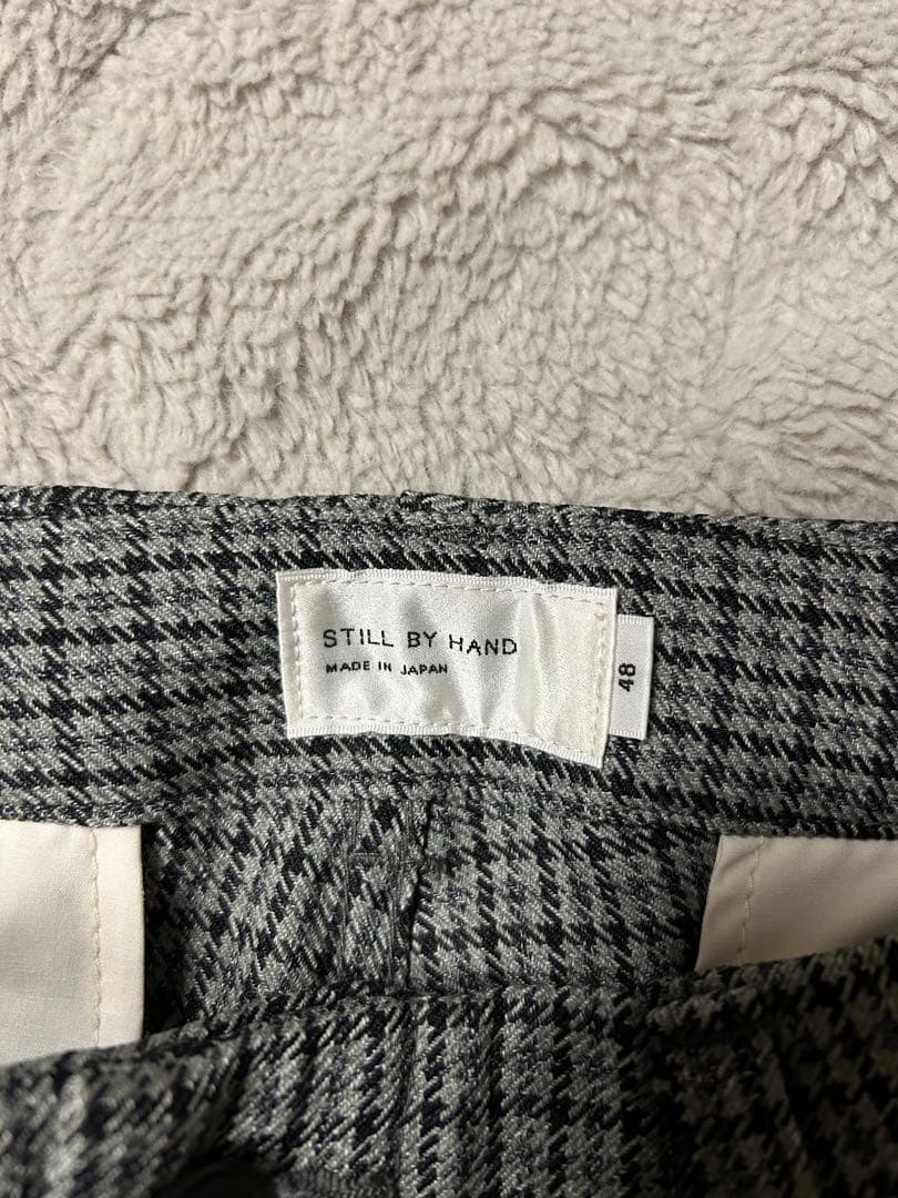STILL BY HAND 【スティルバイハンド】ちびタック千鳥パンツ