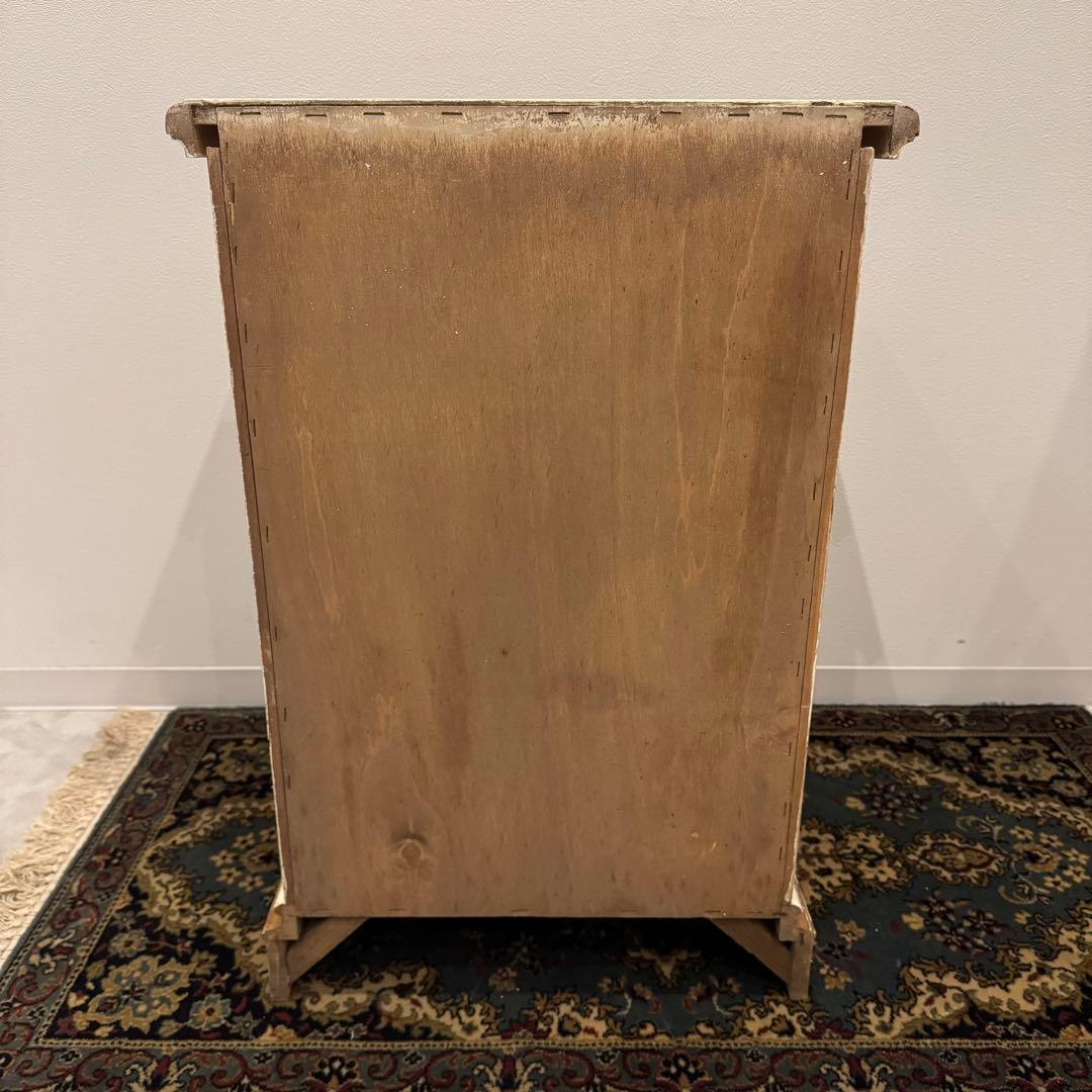 トールペイント サイドチェスト ロココ調 アンティーク家具 ヴィンテージ家具