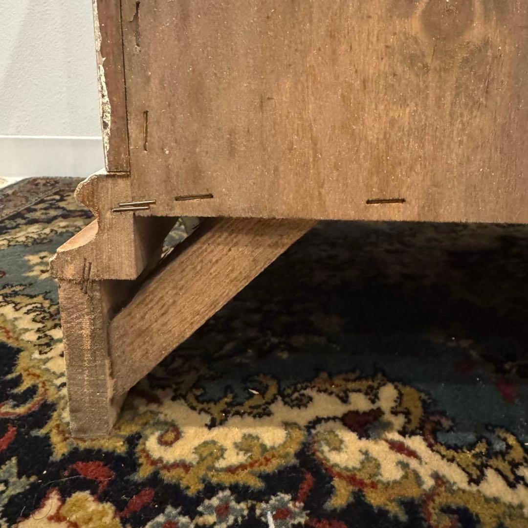 トールペイント サイドチェスト ロココ調 アンティーク家具 ヴィンテージ家具