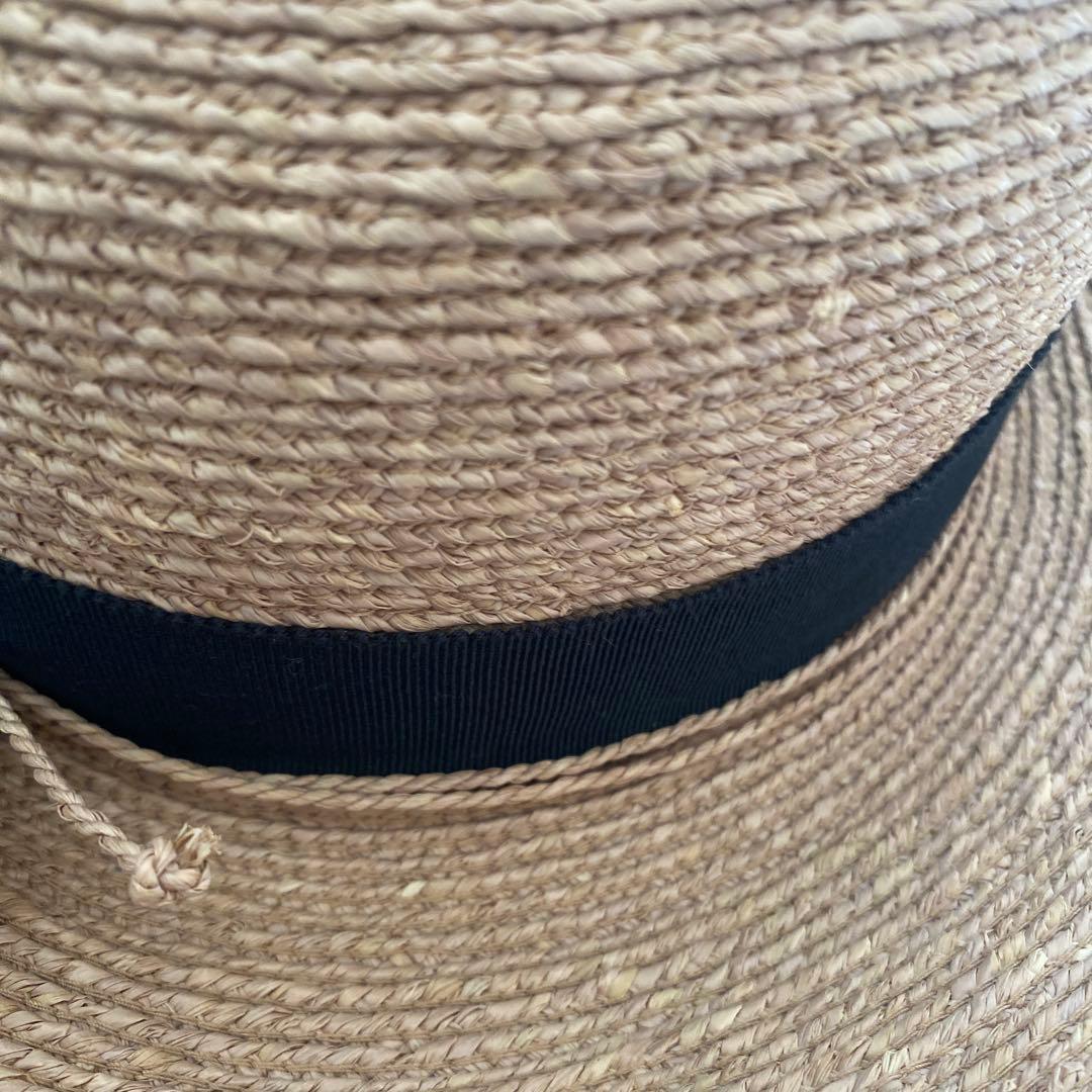 美品HELEN KAMINSKI ベージュ麦わら帽子 ヘレンカミンスキー女優帽