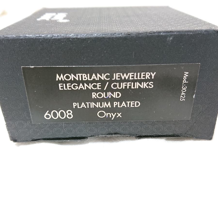 MONTBLANC モンブラン カフリンクス カフス オニキス ホワイトスター