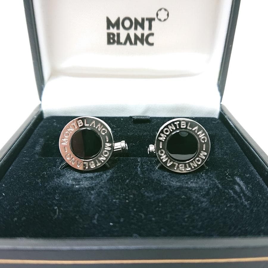 MONTBLANC モンブラン カフリンクス カフス オニキス ホワイトスター