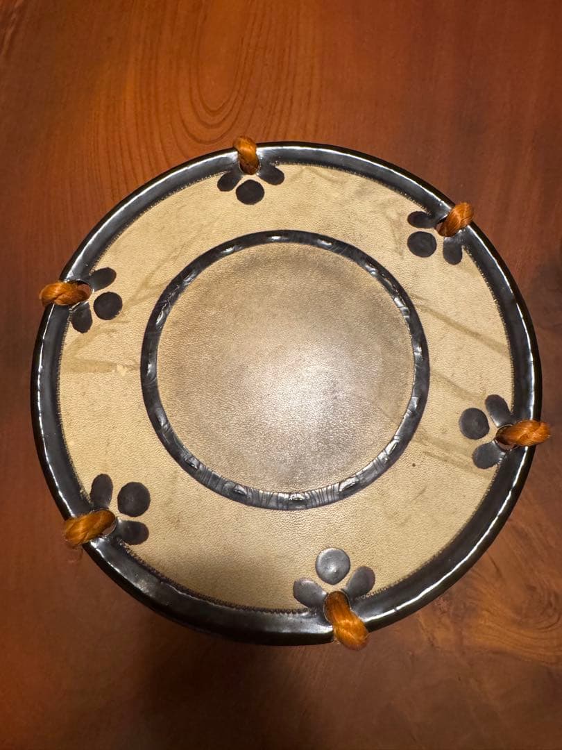 小鼓 本革 漆塗り 和楽器