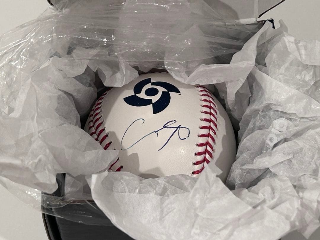 大谷翔平 WBC サインボール 鑑定済