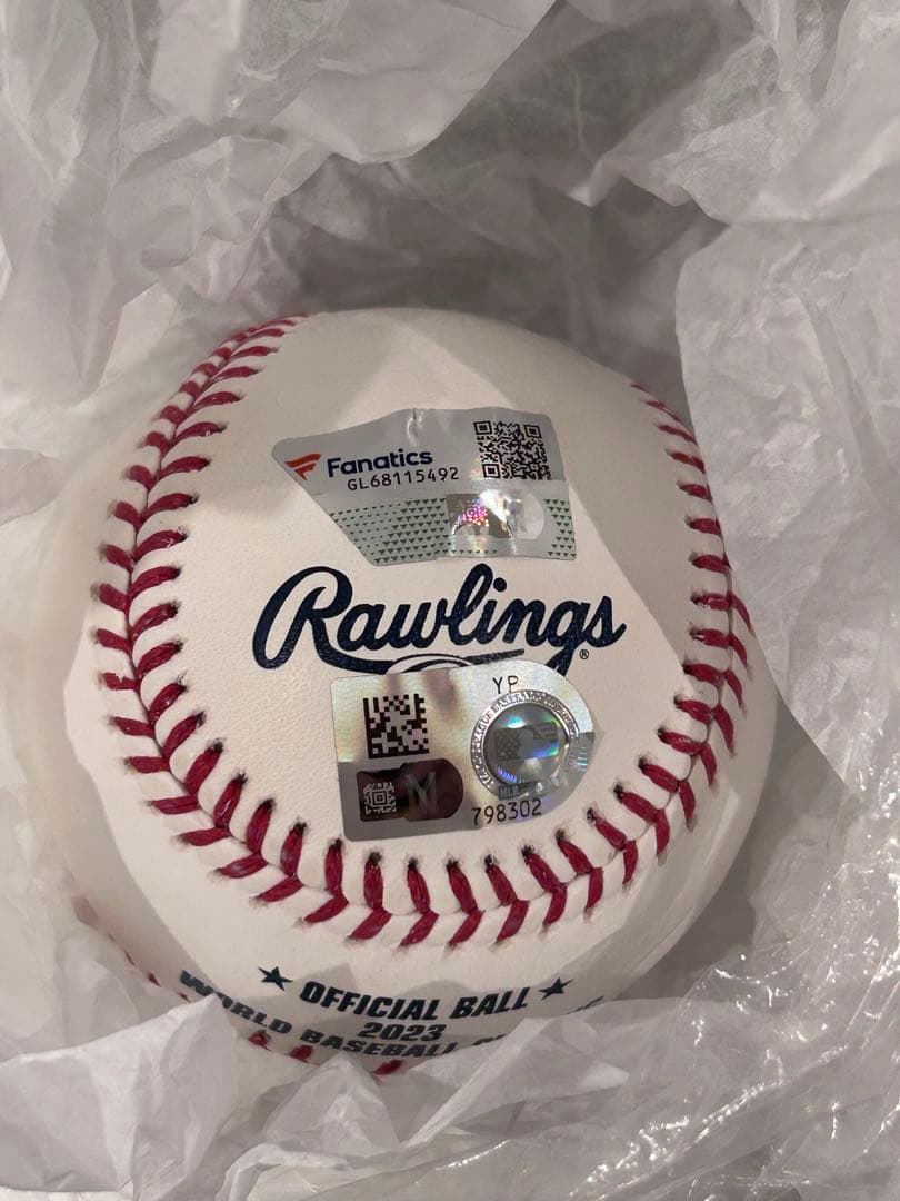 大谷翔平 WBC サインボール 鑑定済