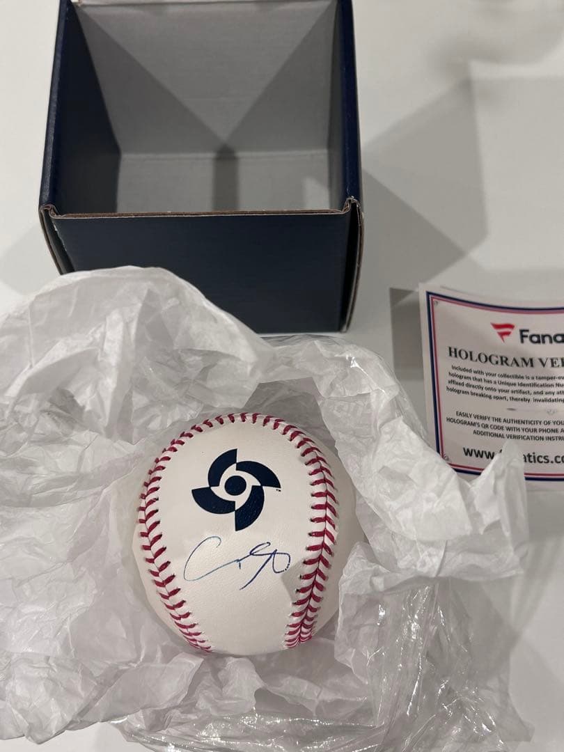 大谷翔平 WBC サインボール 鑑定済