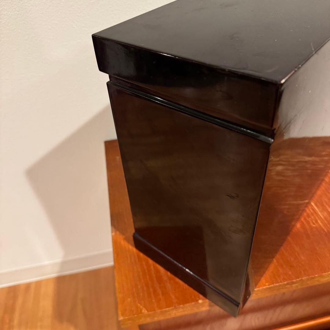 【珍品】豪華 螺鈿細工 観音開き 小物収納 小引出し 漆 鏡面仕上げ 李朝家具