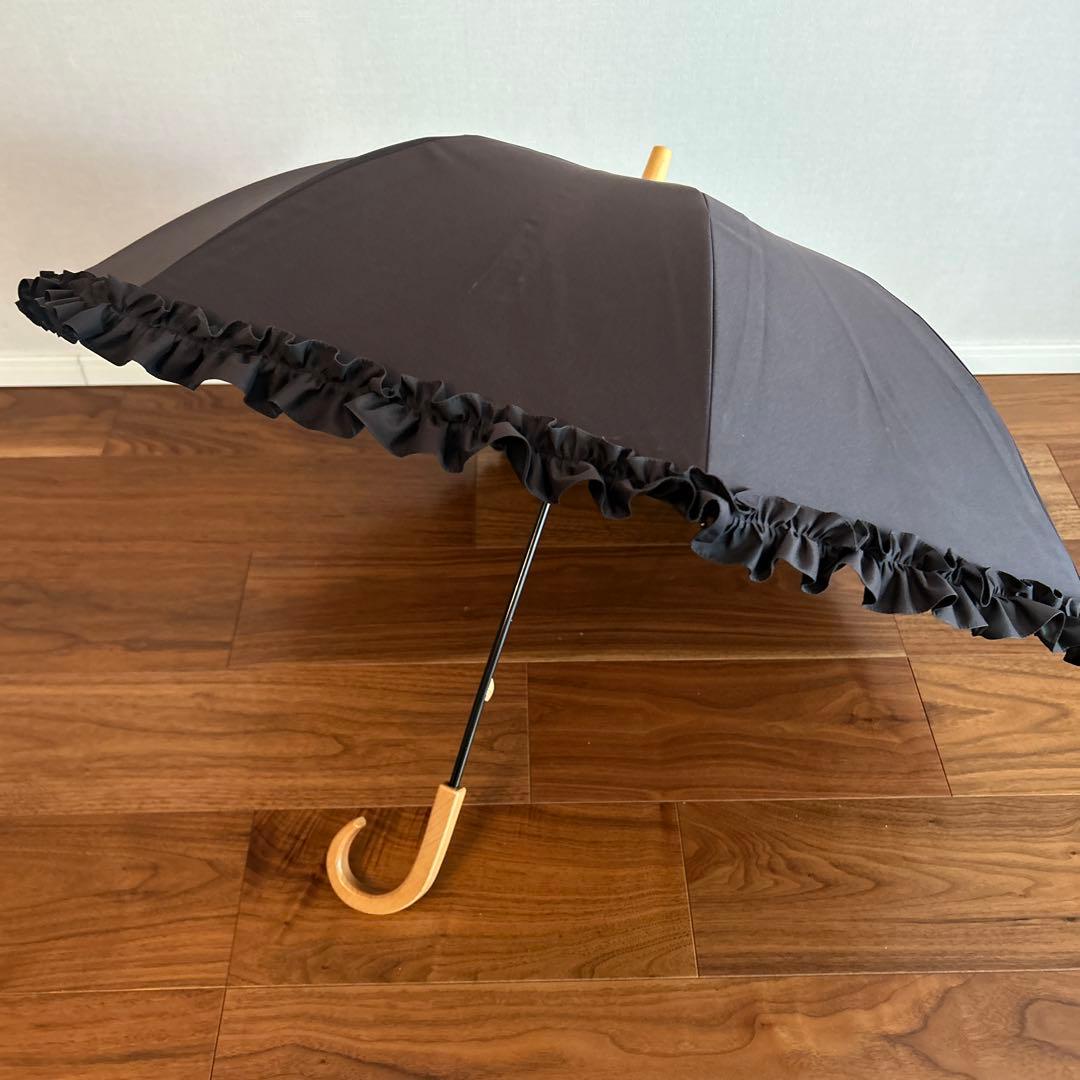 サンバリア100 日傘　長傘　Sサイズ　フリル