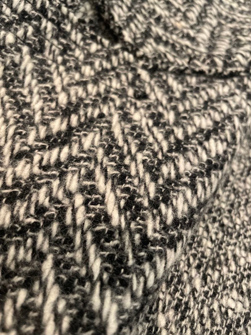 美品　CHANEL メンズライクツイードジャケットコート　オーバーサイズ　42