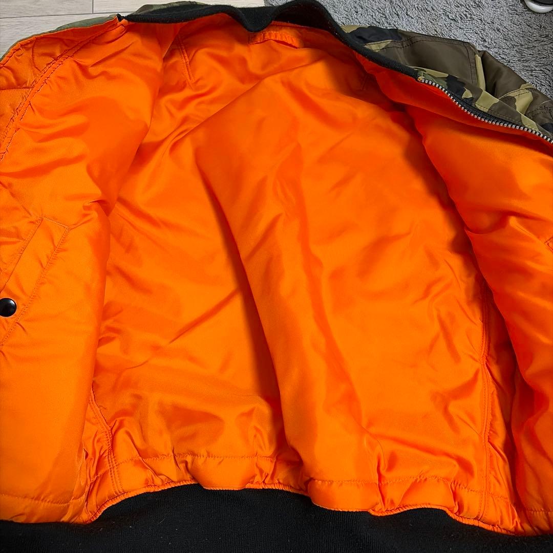 alpha 迷彩 MA-1ジャケット