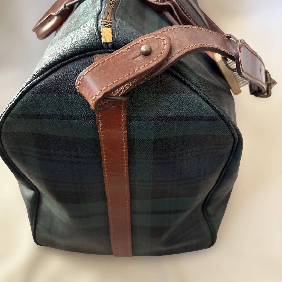 美品✨ラルフローレン ブラックウォッチ　2way ボストンバッグ　付属品 大きめ
