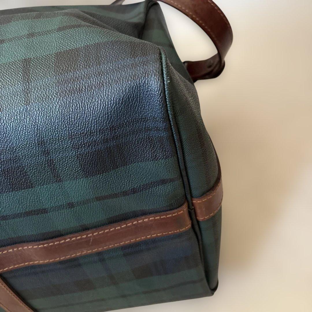 美品✨ラルフローレン ブラックウォッチ　2way ボストンバッグ　付属品 大きめ
