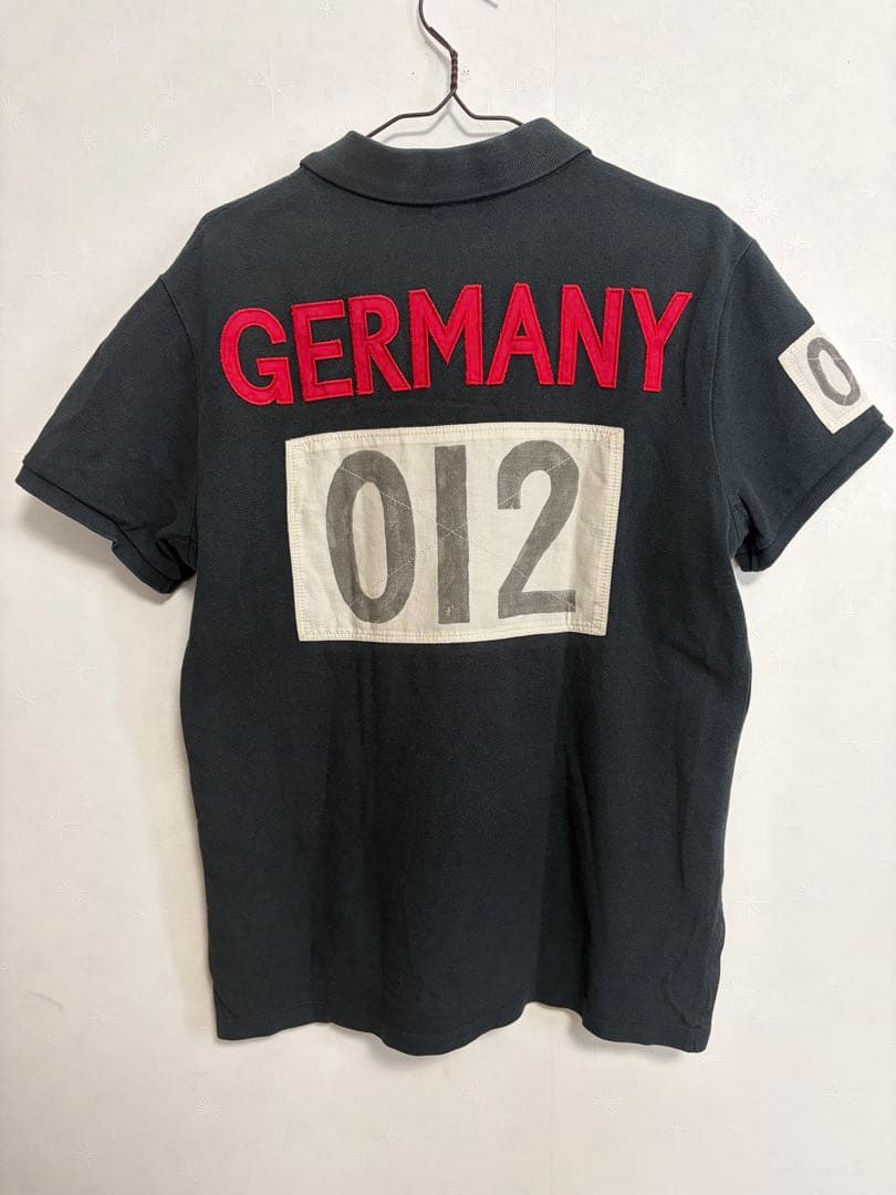 希少　ポロバイラルフローレン ポロシャツ ビッグポニー ドイツ国旗 y2k